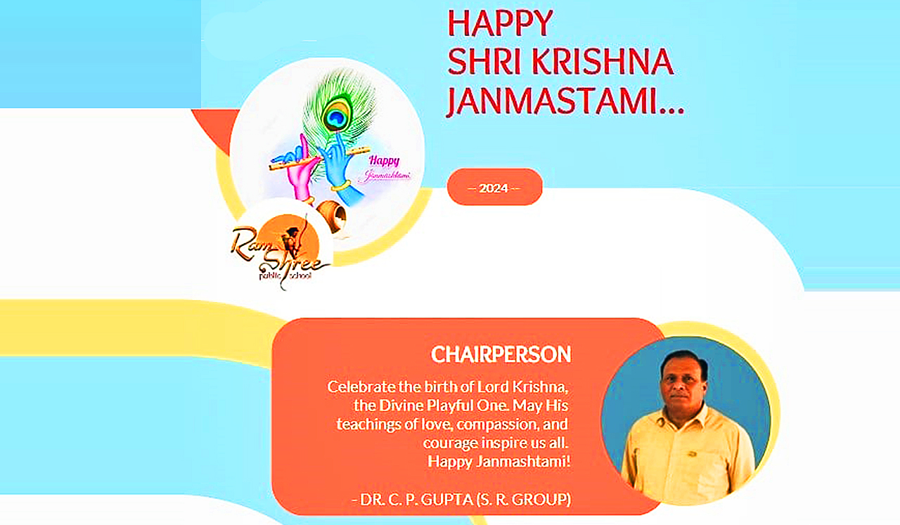 Best wishes to the entire Ramshree family on Shri Krishna Janmashtami. Jai Shri Krishna! - Dr. C.P Gupta